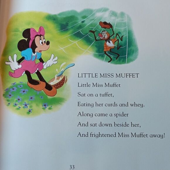 DISNEY NURSERY RHYMES & FAIRY TALES BOOK GREAT PRE-OWNED CONDITION - Picture 3 of 9